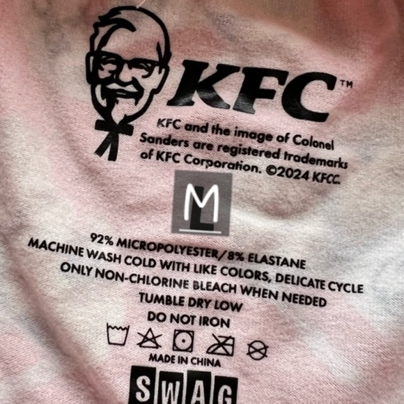 SWAG KFC NWT Fried Chicken In A Pint Themed Boxer Shorts - Picture 8 of 8
